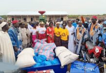 KOLIA: Le PAM gâte les femmes et les écoliers en présence du ministre Mariatou Koné