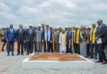 nfrastructures : le Premier Ministre Patrick Achi lance officiellement les travaux de construction du Lycée d’Excellence de jeunes filles et du bitumage de 13 km de voirie urbaine de Sinématiali